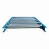 Ultimation Gravity Roller Conveyor, 1.5in Dia. Rollers, 24in W x 3 L URS14G-24-6-3